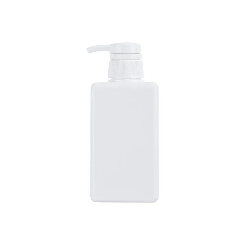 150ml 200ml PET White Square Plastic Bottles PP Cap Empty Cosmetic Containers for Lotion Shampoo Facial Cleanser Screen Printing