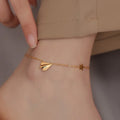 Stainless Steel Airplane Star Fashion Jewelry Women Link Chain Anklet Bracelets for Women Jewelry