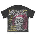 Manufacturer Custom Heavyweight 100% Cotton Terry Oversize Boxy Fit T Shirt with High Street Graphic DTG Print for Men