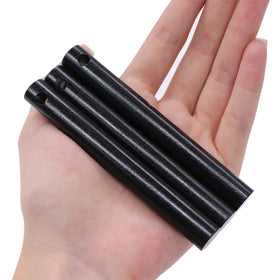 12*100mm Weatherproof Survival Emergency Hiking Gear Magnesium Bar Fire Starter Black 1 Year Warranty