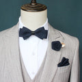 Bow Ties for Men 3pcs Mixed Self-Tie Bow Tie and Pocket Square Set Classic Formal Tuxedo Wedding & Party Bowtie Set
