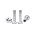 304 Sus Brass Steel Black Rivet Chicago Screw for Leather Craft Cambered Torx Head Chicago Screw