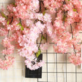 K-0537 Wholesale Wedding Arch Decorative Flowers White Artificial Flowers Cherry Blossom