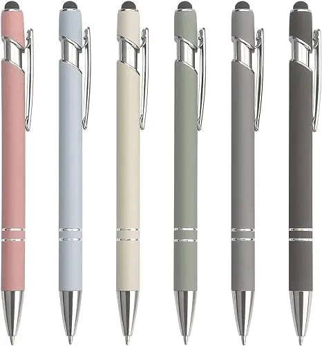 Quality Material 2-in-1 Stylus Retractable Ball Point Pen With Stylus Tip Custom Metal Stylus Ballpoint Pen for Touch Screens