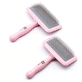 Baoli ODM Large 58g 120x155mm ABS Lightweight Dog Grooming Tool Slicker Hair Equipment Cleaning Grooming Slicker Pet Brush