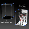 Dustproof Protection Acrylic Mirror Eco-Friendly Display Box Clear Magnetic Front-Open for Collectibles Action Figures Toys