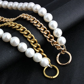 Nolvo World 3*13*16mm Eco-friendly Durable Metal Chains Purse Strap Chunky Alloy Chain Handle for Handbags Accessories