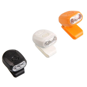Mini LED Clip-On Hat Lamp with IP55 Waterproof & 2xCR2032 Battery for Fishing Camping & Hunting Outdoor Activities