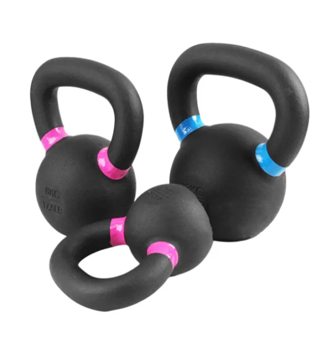 Electrostatic Spraying Kettlebell Set  Colored Ears Kettlebell Weight  Cast Iron Kettlebell for Fitness
