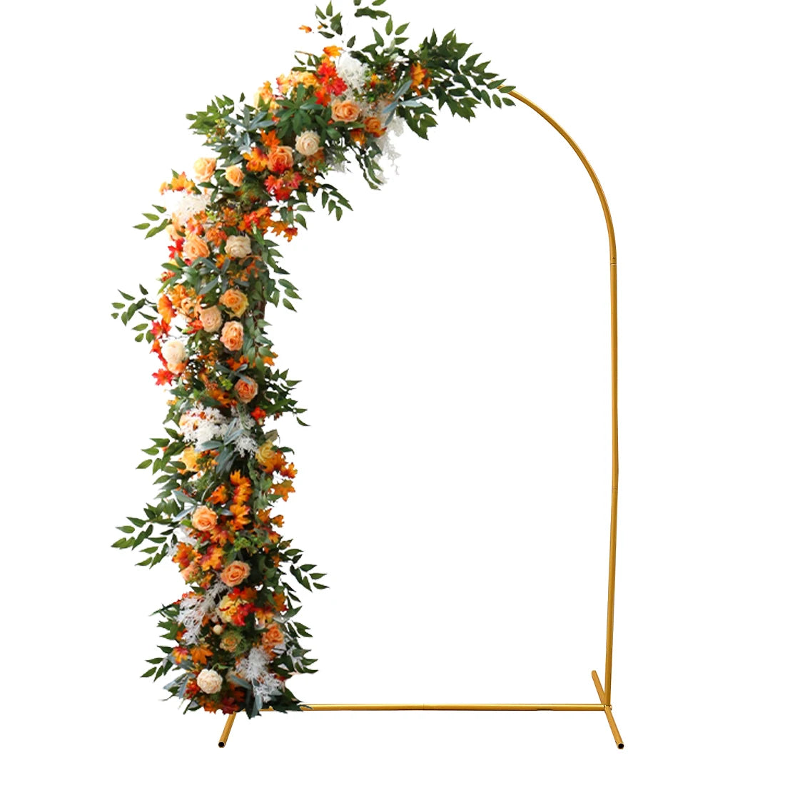 Wedding Props Wrought Iron Arch Single Tube Stage Background Welcome Ornaments Outdoor Wedding Decoration Screen 200x120cm OUGE