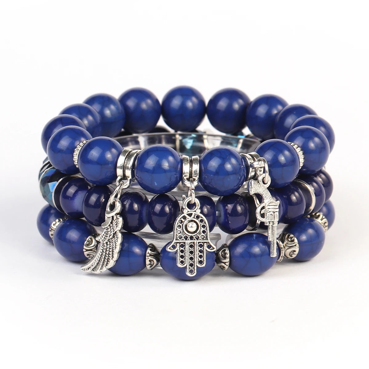 Bohemian Vintage Fashion Unisex Multilayered Beads Bracelets Seaside Photo Jewelry Anniversary