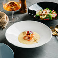 Nordic Ceramic Show Plate Dinner Soup Pasta Spaghetti Deep Cold Dish Salad Sweet Dessert Serving Tray Restaurant Dinnerware Sets