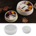 Gypsum Cement Candle Cup Storage Tray Candle Container Silicone Mold Size Storage Bowl Resin Mold Home Decoration