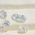 SICGEM Ultra-Pure White Transparent Oval Cut Loose Moissanite Multiple Sizes Available