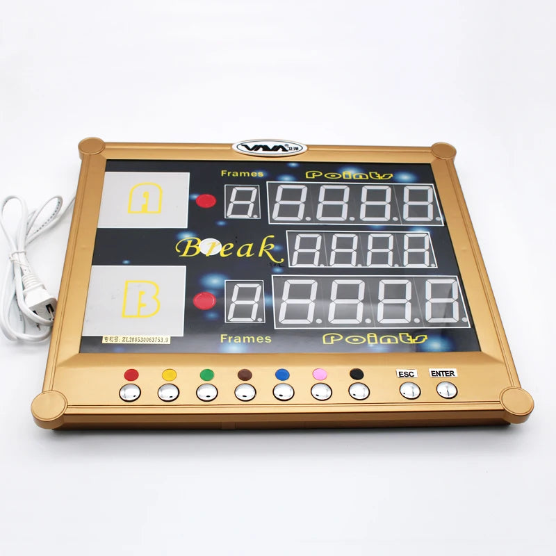 High-end 1999 Scores LED  Electronic Digital Billiard Table Snooker/Pool Sports Scoreboard Counter