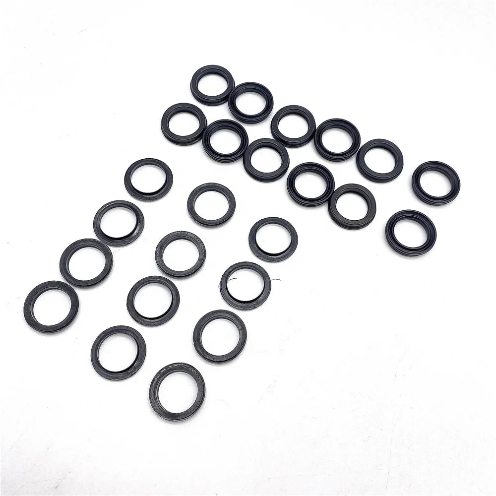 Seal Kit with 24 Pcs Spool and Wiper Seals 25/975703 25/975704 Control Valve NBR Material Oil Resistance Feature