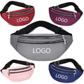 Students Trending Casual Waist Bag Girls Sport Crossbody Bag New Designer Multi-color Zipper Bum Bag Nylon Fanny Pack for Women