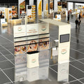 Portable Foldable 10X10ft Exhibition Booth with Shelves for Dye Sublimation Advertising