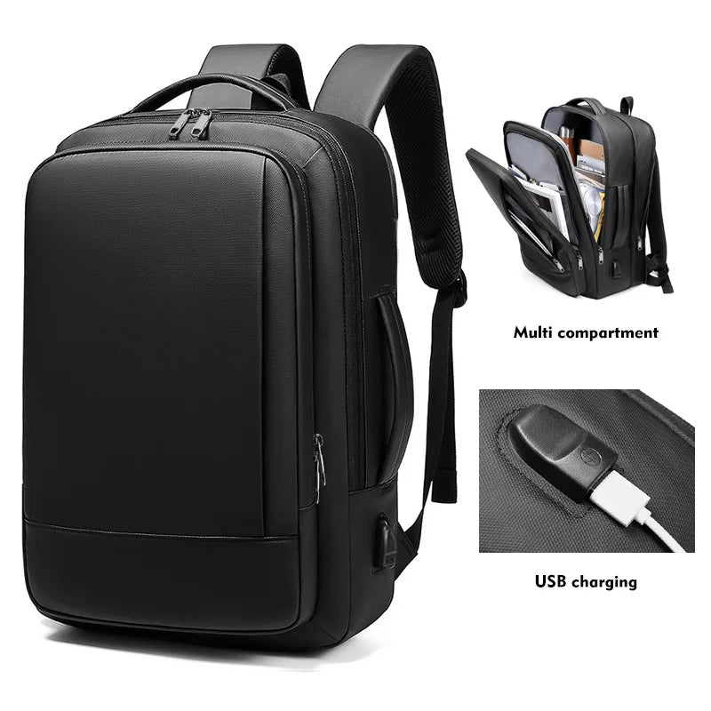 Factory Hot Sell Bag Custom logo Usb Waterproof Notebook Wholesale Men 15.6 Inch Laptop Bag Travel School Laptop Backpack