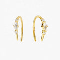 LOZRUNVE Dainty Gold Plated 925 Sterling Silver Hook Earring Jewelry Wholesale
