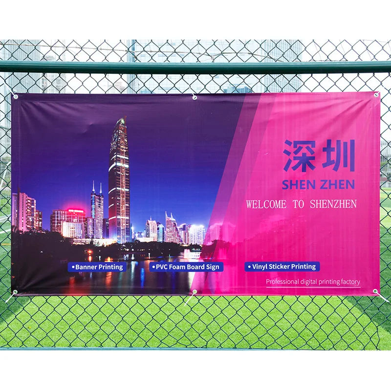 Outdoor Wall Advertising Pvc Vinyl Banner Flex Banner Printing