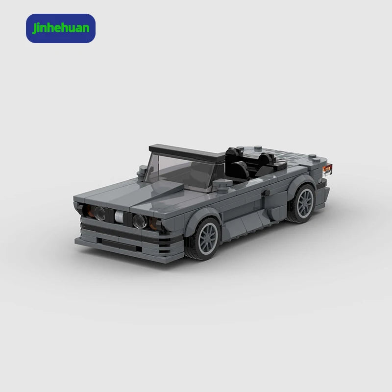 Creative Car Model Kids Toys for Children Kit Diy Eco-Friendly Abs Mini Brick Sports Cars Assembled Building Blocks Set