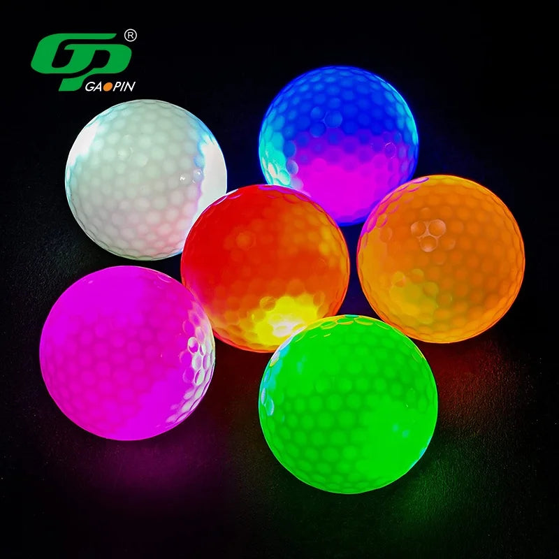 High Quality Golf Ball Led Glow Golf Driving Range Balls Outdoor Night Light Practice Training Golf Balls