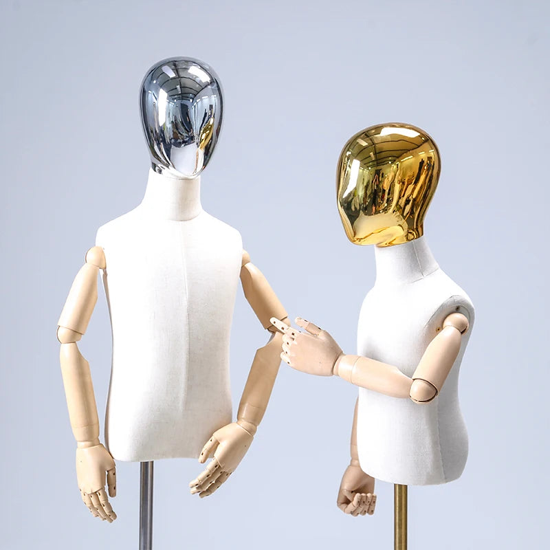 Hot Selling Children Plastic Upper Body Mannequin