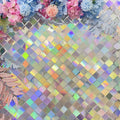 Wholesale Hot Sale Wedding Party Decoration Backdrop square Foil Fringe Shimmer Mirror Sequin Wall Panel Board for Bridal Shower