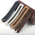 1Pcs Woven Bag Zipper Accessory Custom DIY Woven Bag Hardware PU Leather Accessories for Sewing Decorative Sleeping Bag Craft