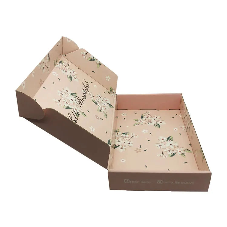 Customized Made black Small Corrugated Paper shipping boxes custom logo foldable custom shipping boxes