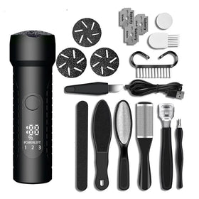 Rechargeable Electric Callus Remover with LCD Display Electronic Foot File Grinder for Dead Skin Removal Foot Care Tool
