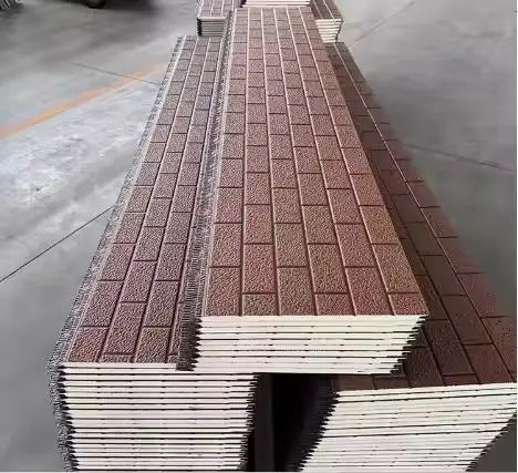 Thermal Insulation Decorative Lightweight Building Material Container House Polyurethane PU Polyurethane Sandwich Panel