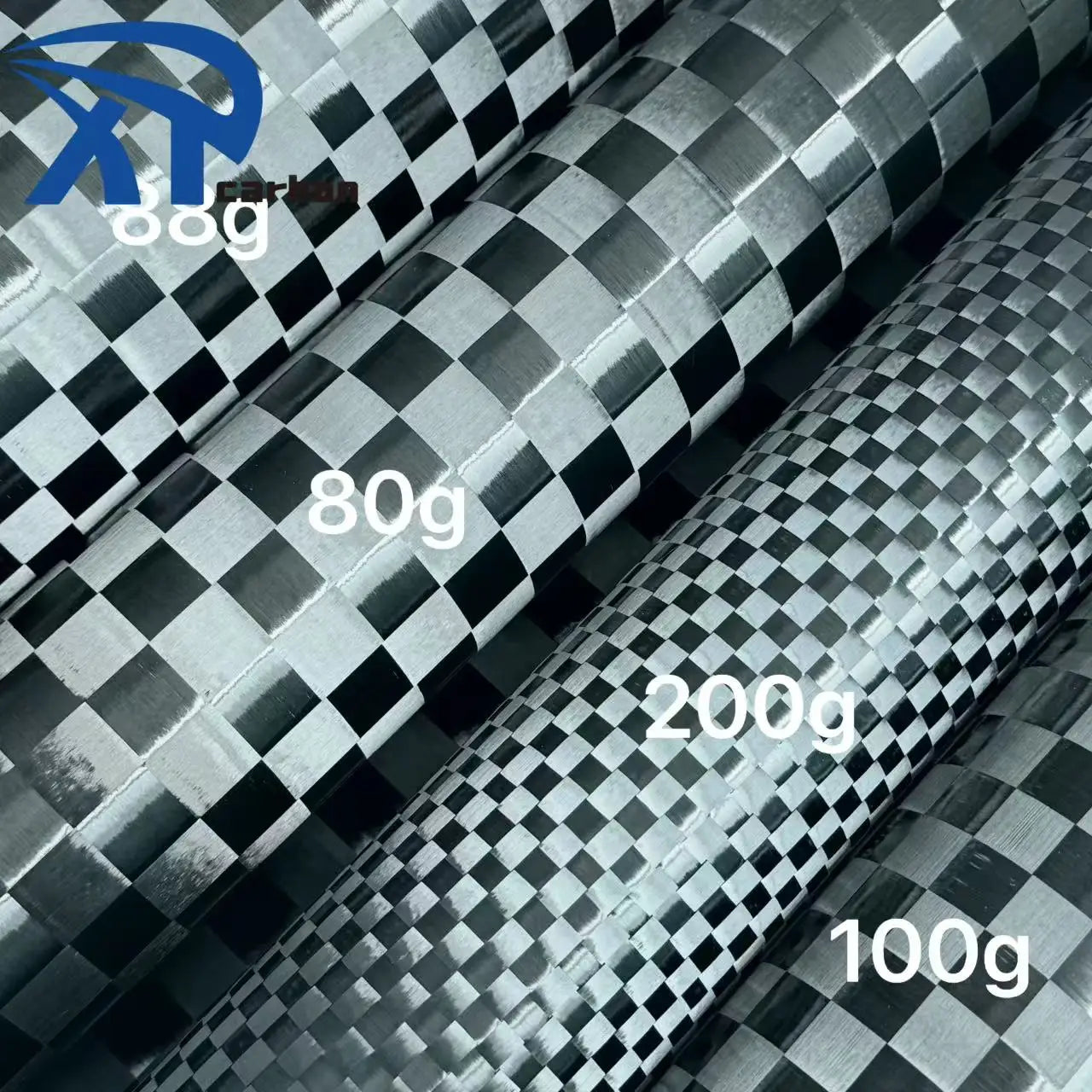 China Factory Products Carbon Fiber Spread Tow Ultra-lightweight Spread Tow Plain Carbon Fiber Fabric 88g 18*18mm