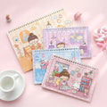 Printed Ring Art Genuine Spiral Folding Traveler Notebook