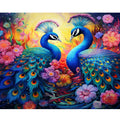 Peacock Full round Picture Diamond Painting 30x40cm/12x16inch Animal Decorative Rhinestone Home Art Gift