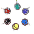 Promotion Fashionable Zinc Alloy Pet ID Tag Round Plate Dog Name Tag with Key Ring Colourful and Stylish