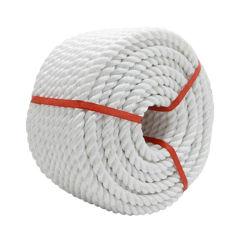High Strength 3 Strands Twisted Polyethylene Twine PP PE Rope for Marine Superior Mooring Rope and Packaging Line