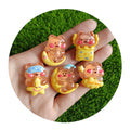 Cartoon Kawaii Bear Series Miniatures Embellishments Resin Flatback Scrapbook Supplies Diy Charms