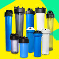 10 " More Style Household Water Filter Housing PP/CTO/UDF Water System Filters with Blue&White &Transparent Color