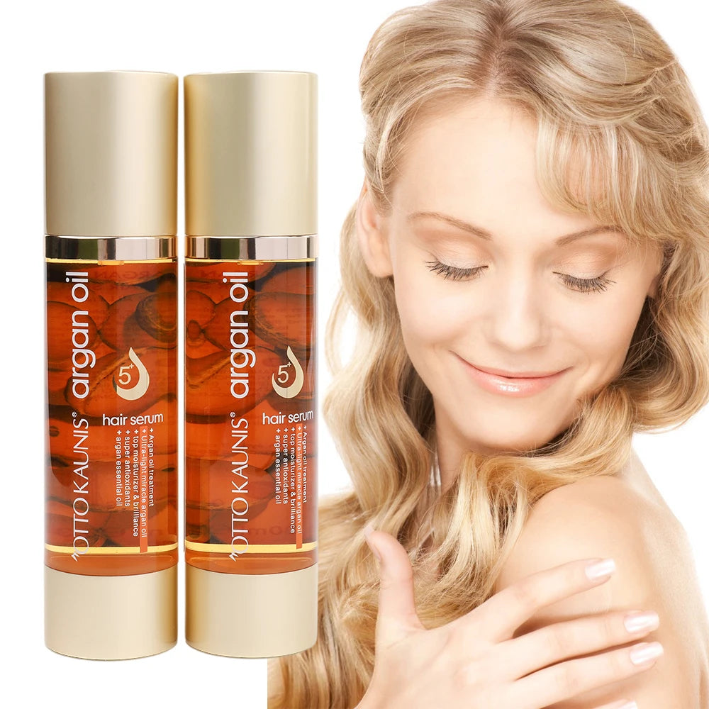 Private Label 100ml  Heat Protect Hair Care Serum Morocco Argan Hair Shine Oil  Serum