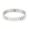 Custom Design Engraved Bar Stainless Steel Bracelet