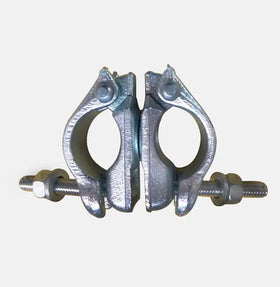 Hot Forged Scaffolding Coupler Galvanized Forged Steel Pipe Clamp Fixed Swivel Type Scaffold Fitting for Building Site Support
