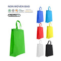 Huahao Plain Natural Eco Friendly Non Woven Shopping Bag Reusable  Shopping Tote Bag With Handle