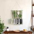 Nordic Style Minimalists Macrame Hanging Shelf for Home Decor Woven Tassel Cotton Rope Wall Tapestrys Book Holder Storage Rack