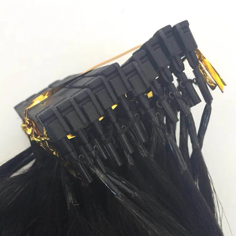 Hot-selling 6D Hair Extension Double Drawn Virgin Remy 100 Cuticle Aligned Hair Extension for Braids 6D Extensions