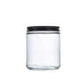 Frosted Transparent Clear Glass Candle Jar 100ml 250ml Home Decoration Stand with Lid for Christmas