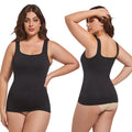 European and American Seamless Beauty Body Square Neck Vest Sexy Tighten Abdomen Women's Tank Tops