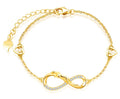 Leopard Infinity Heart Bracelet Jewelry Silver 925 Bracelets Personalized Bracelets for Women