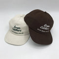 5 Panel Little Curve Brim Unstructured Style Hats  Corduroy Embroidery logo Dad Hats Canvas Unstructured Hats